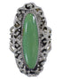 Turquoise And Sterling Silver Southwestern Ring Size 5-1/2 QX74987
